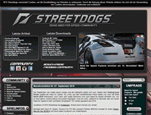 Tablet Screenshot of nfsstreetdogs.org